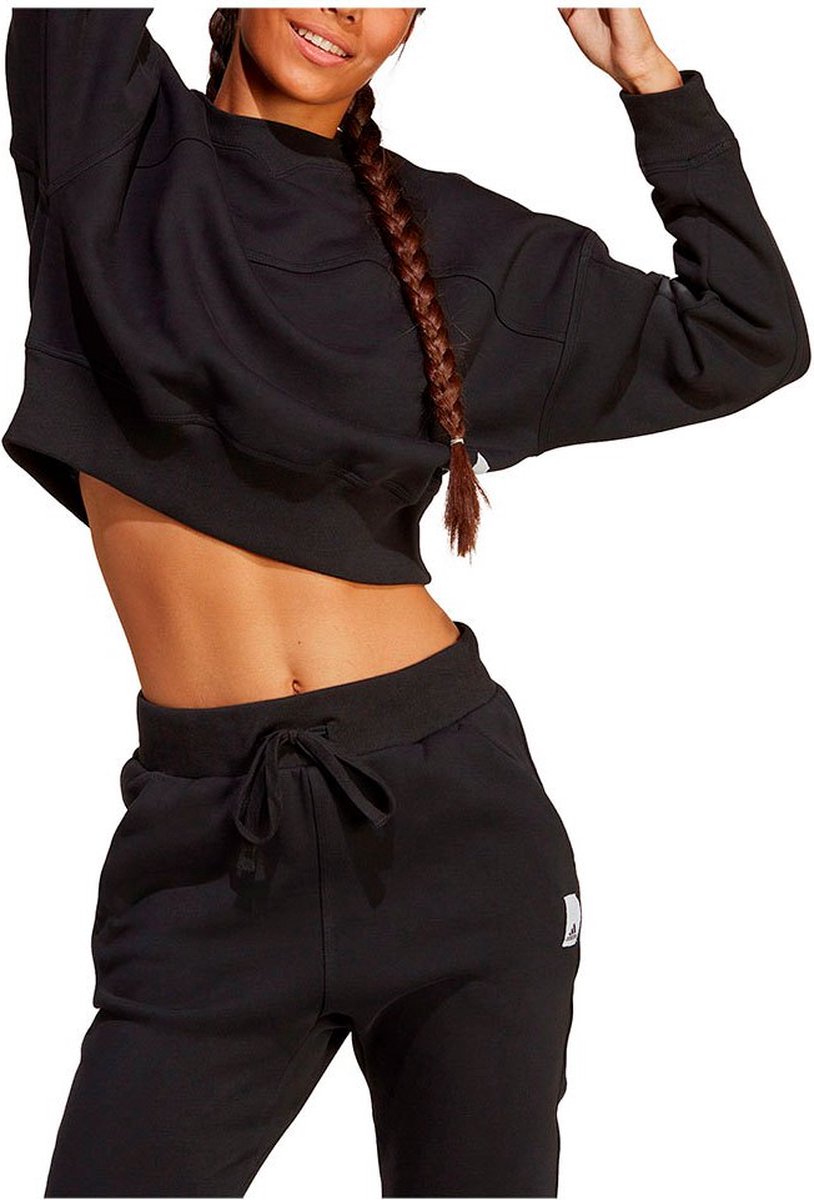 Adidas Lounge Sweatshirt L Regular Vrouw Zwart