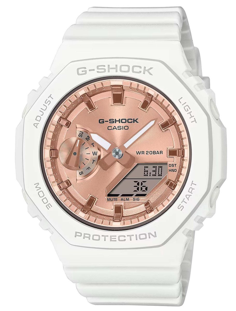 Casio G-Shock GMA-S2100MD-7AER Horloge - Kunststof - Wit - Ø 42 mm