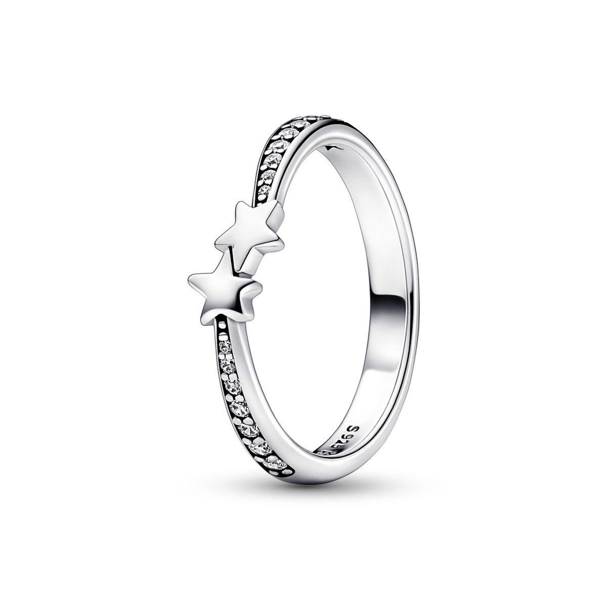 Pandora Moments Dames Ring Zilver - Zilverkleurig - 16.50 mm / maat 52