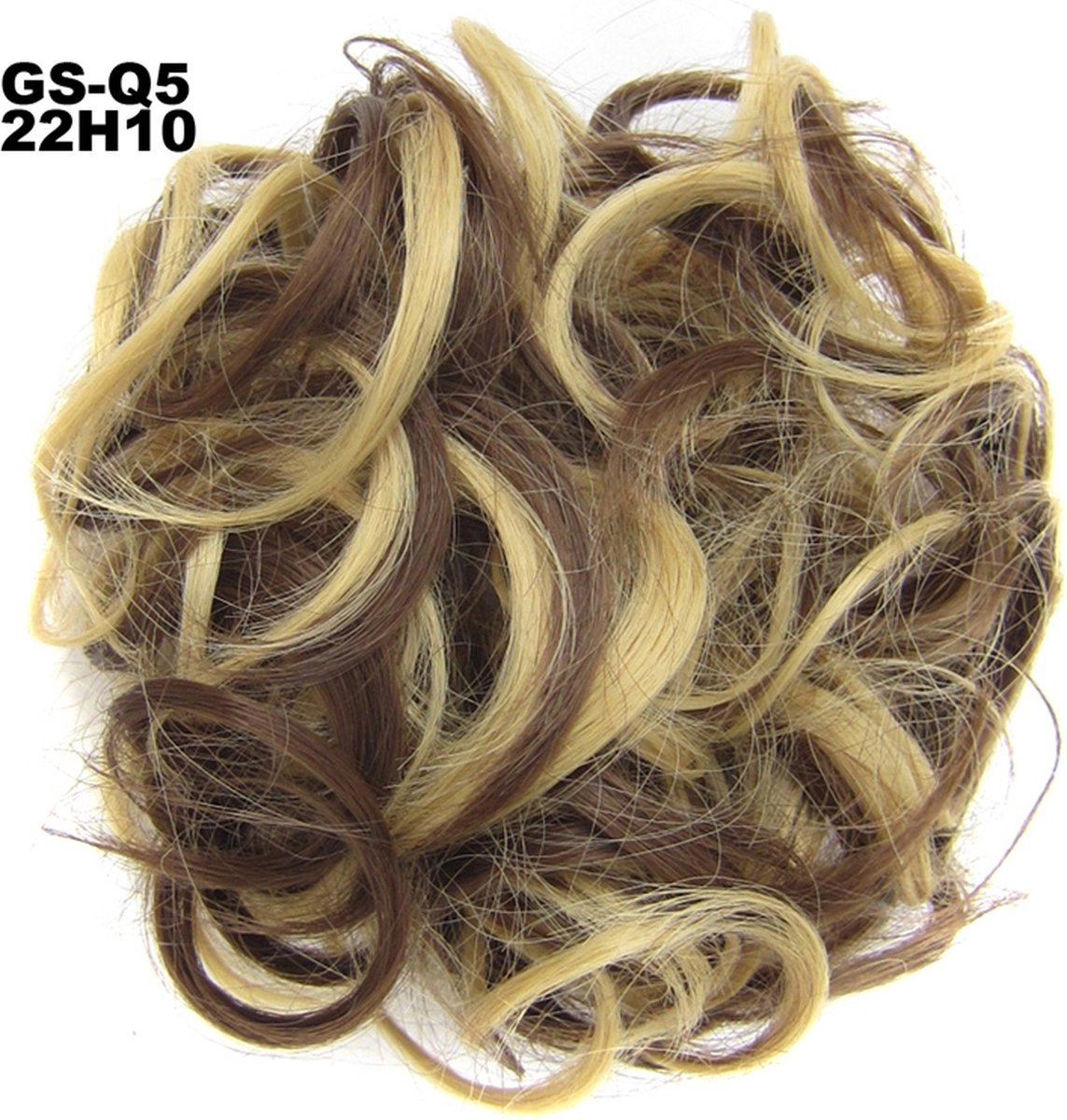 Jumada's Brazilian Hair Extensions - Blond/Bruin 22/10 Knotje Wrap