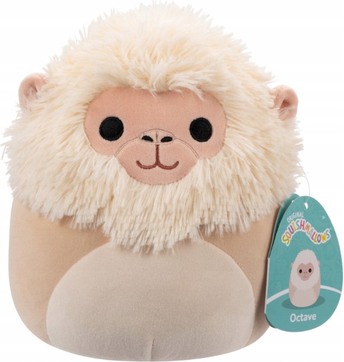 Squishmallow Knuffel Octave the Capuchin Snow Monkey 19cm plush