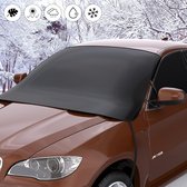 Windscreen Cover Winter, Car Windscreen Cover Fixation Foldable Windscreen Cover Front Windscreen Cover Tarpaulin Against Snow, Frost, Ice, UV Radiation, Dust (175 x 120 cm)