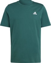 adidas Sportswear Essentials Single Jersey Geborduurd Small Logo T-shirt - Heren - Groen- 3XL