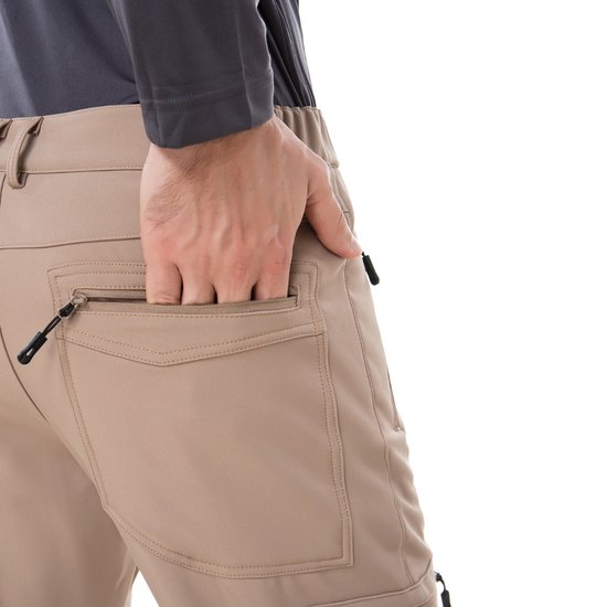 Livano Pantalon de ski - Combinaison de ski - Pantalon de snowboard - Pantalon d'hiver - Pantalon de neige - Homme - Sports d'hiver - Plein air - Kaki - Taille M