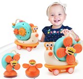 speelgoed Montessori pour bébés de 6, 9 et 12 mois, chaise haute, ventouse, speelgoed, bébé, sensoriel, moteur, jouets de bain, cadeau, escargot, voiture, pour bébés, garçons et filles, 0, 1, 2, 3 années