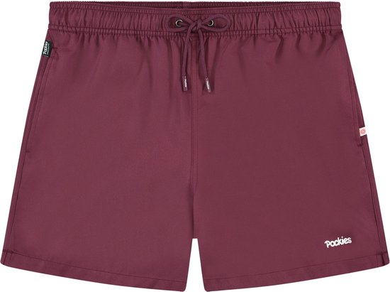 Pockies - Burgundy Shorties - Zwembroek - Maat: XXL