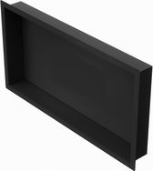 FortiFura Galeria Inbouwnis - 30x60x7cm - Mat zwart