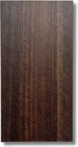 INK Wastafelonderkast - 80x45x52cm - 2 lades - greeploos - houten keerlijst - MFC Koper eiken