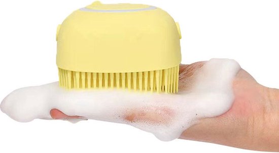 Hondenbadborstel Met Shampoodispenser, Hondenscrubber Voor In De Douche Scheren Massageborstel Voor Langharige En Kortharige Honden En Katten Reinigingsproducten