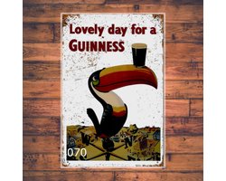 Wandbordje Guinnes