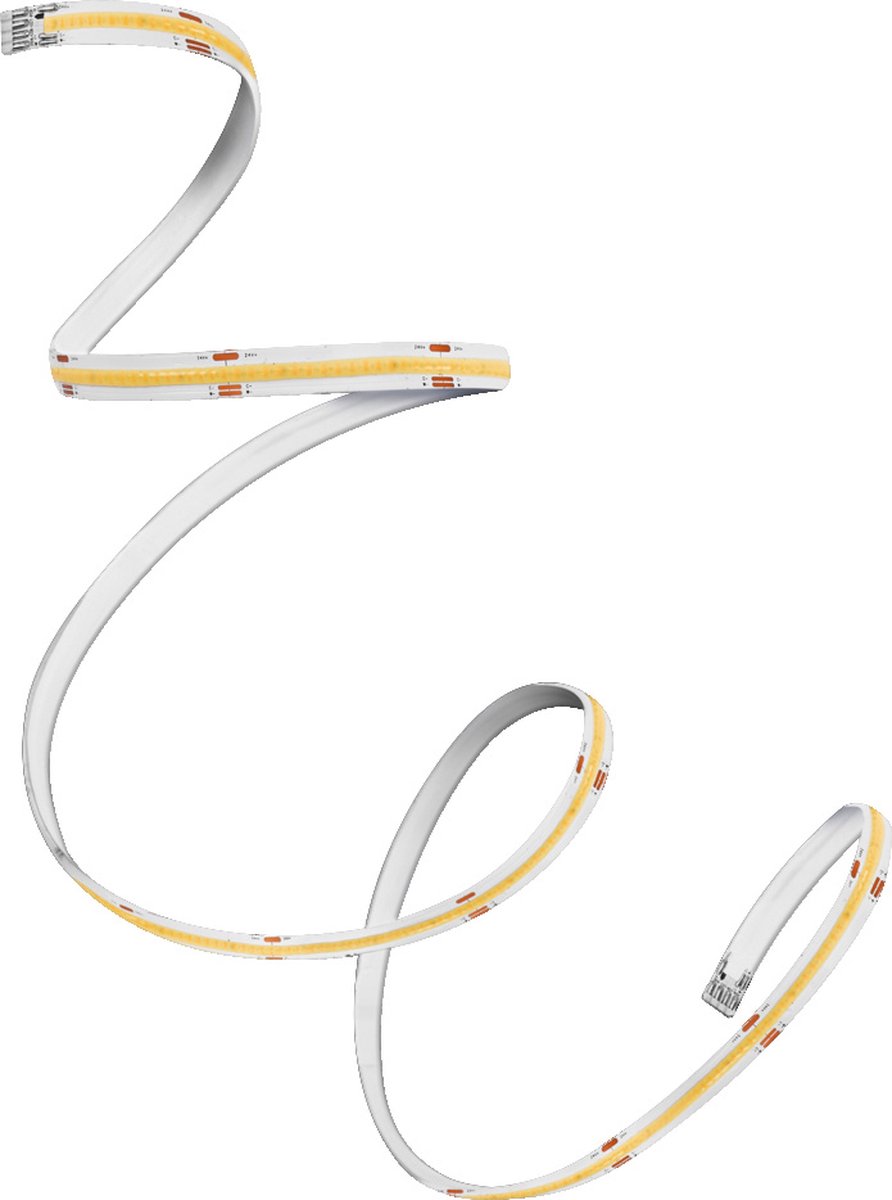 Ledvance FLEX COB 1. 5M LED-Streifen, gelb, 8W, 600lm, warmweißes Licht, COB-Technologie, homogene Lichtverteilung, lange Lebensdauer, einfache Montage, für Innenanwendung, Schutzklasse IP20, 3000K Geel