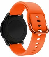 By Qubix 22mm - Siliconen sportband - Oranje - Huawei Watch GT 2 - GT 3 - GT 4 (46mm) - Huawei Watch GT 2 Pro - GT 3 Pro (46mm)