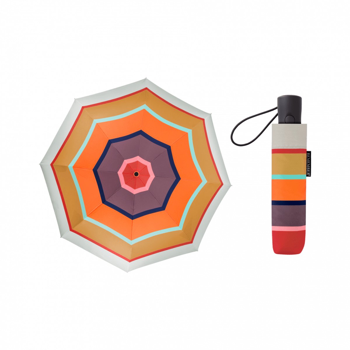 Remember - Paraplu Zaza Tasformaat Ø 100 cm - Kunststof - Multicolor