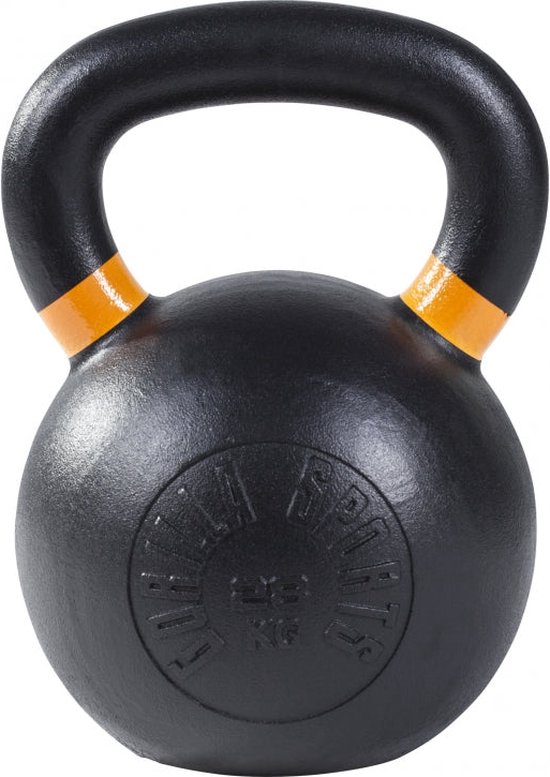 Kettlebell In Ghisa Da 8 Kg, Peso Per Allenamento Full Body, Cross Training, Presa Antiscivolo E Base Silenziosa In Neoprene