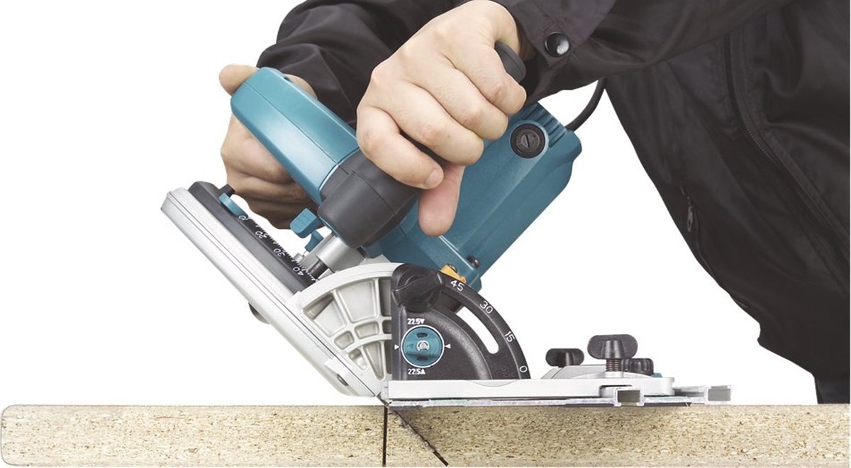 Makita SP6000J1X2 Invalcirkelzaag 1300W + geleiderails thumbnail 3