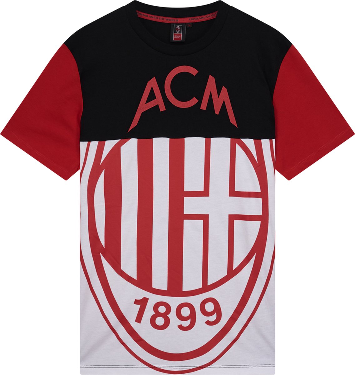 AC Milan big logo t-shirt heren - L - maat L
