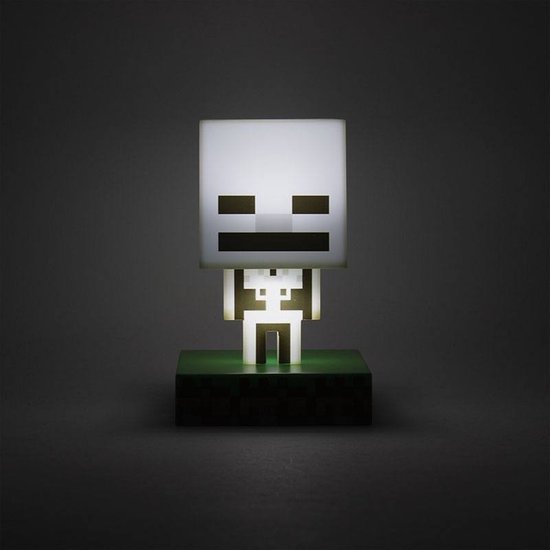 Minecraft - Skeleton Icon Lamp - Tafellamp - Nachtlamp - 10 cm van Merkloos — afbeelding 4