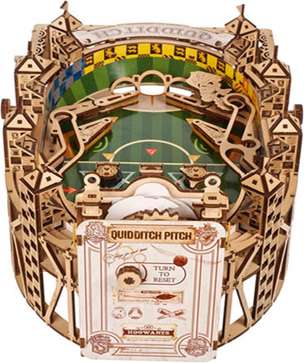 UGEARS 3D Modelbouw - Quidditch™ Pinball - Harry Potter™ - Mechanisch Bouwpakket Hout - Educatief Speelgoed — afbeelding 2