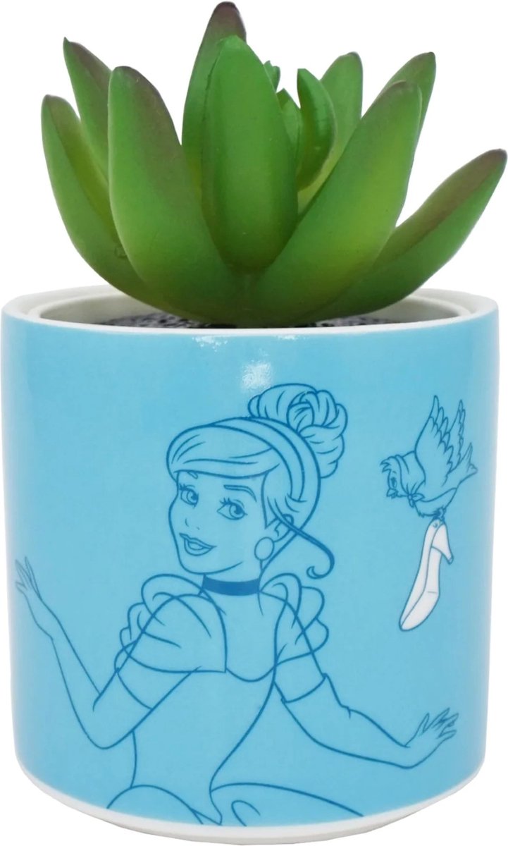Cinderella Plant Pot Holder Decoratieve Artikelen blauw