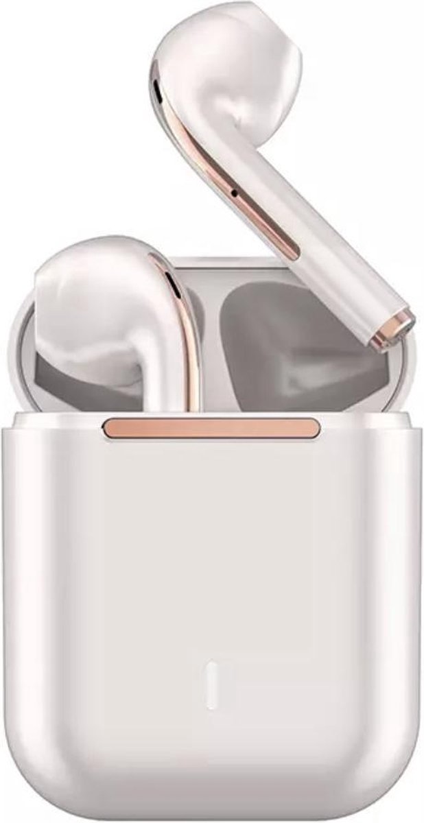 TWS Draadloze oortjes , in-ear oordopjes Bluetooth met geïntegreerde ruisonderdrukking, IPX4 waterdicht, touch-bediening, USB-C-snelladen, diepe bas, in-ear hoofdtelefoon, voor iPhone/Android