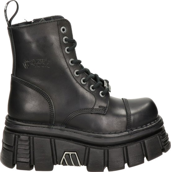 New Rock Veterlaars Shoes- M-NEWMILI083-S21 Zwart