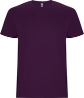 2 Pack T-shirt's unisex met korte mouwen 'Stafford' Paars - L