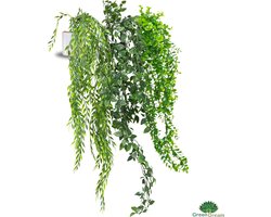 GreenDream® 3 Verschillende Hangplanten Kunstplanten in Pot