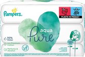Pampers Aqua Pure Billendoekjes 3 x 48 Stuks