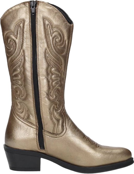 SUB55 Western boots Kuit Laarzen - goudkleur - Maat 38