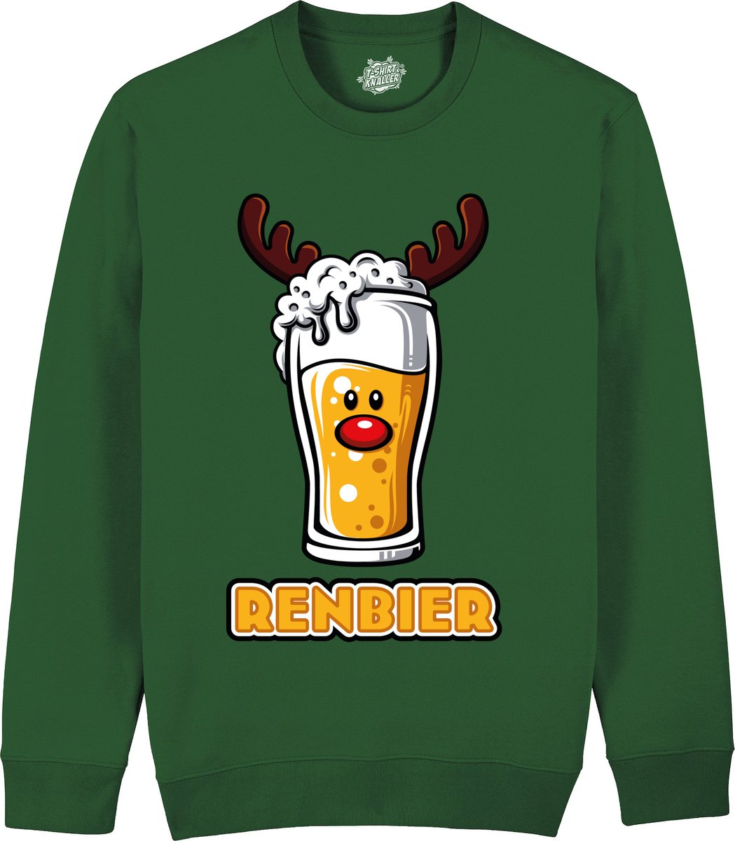 NOROZE Premium Mens nieuwigheid Gebreide Kerst Sweater Truien, Mid-grijs, M
