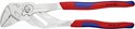 Knipex "86 05 250" "SW 52 / 2""" waterpomptang met rode en blauwe handvatten op witte achtergrond.