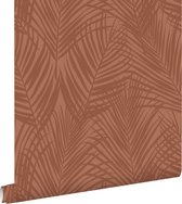 ESTAhome papier peint feuilles de palmier terre cuite - 139370 - 0,53 x 10,05 m