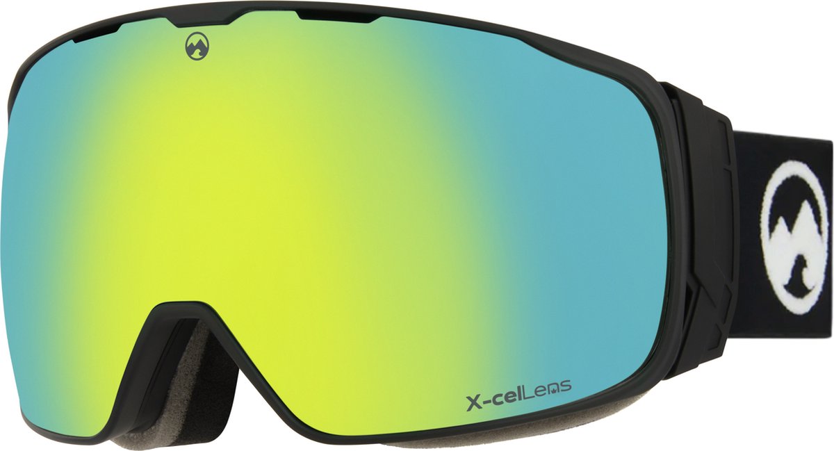 MowMow ICON Skibril + Extra Lens – Magnetisch – Bio-Frame - R-Strap - UV400 - Unisex