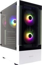 Bol.com AMD Ryzen 7 5700X High-End RGB Game PC - RTX 3050 - 32GB RAM - 1TB SSD - WIFI - WIN11 PRO - Gamdias Talos E3 White aanbieding