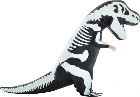 Rafalacy Opblaasbaar T-rex Ride-On Kostuum voor Volwassenen Blow Up