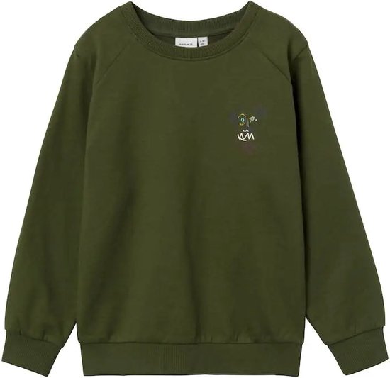 Name it Jongens Sweater Ohulan Rifle Green - 134/140