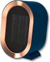 Bol.com Xerolax Elektrische Kachel - Haard - Heater - Mini Kachel - Infrarood Verwarmingspaneel - Blauw aanbieding
