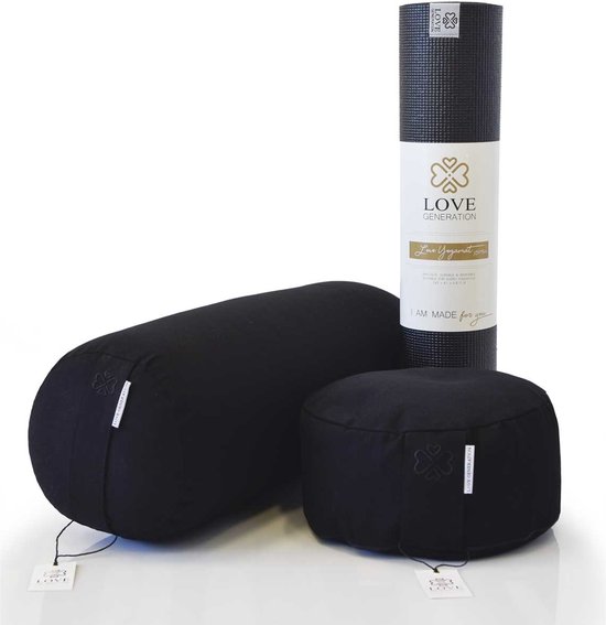 Love Generation - Ronde Bolster - Zwart van Merkloos — afbeelding 5