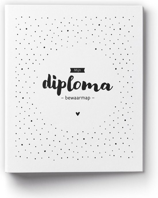 Fyllbooks Mijn diploma bewaarmap - Diplomamap - Rapportmap - Kind - A4 - Fyllbooks
