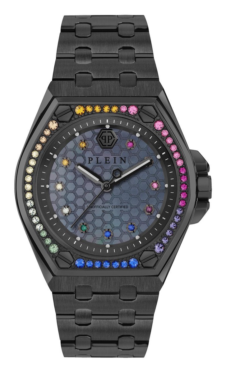 Philipp Plein Plein Extreme PWJAA1423 Horloge - Staal - Zwart - Ø 38 mm