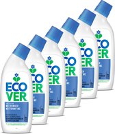 Ecover Wc reiniger Voordeelverpakking 6 x 750 ml | Verwijdert kalkaanslag