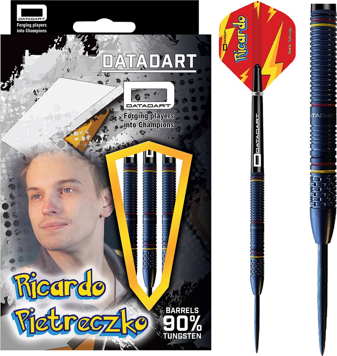 Datadart Ricardo Pietreczko 90% - Dartpijlen 25 Gram