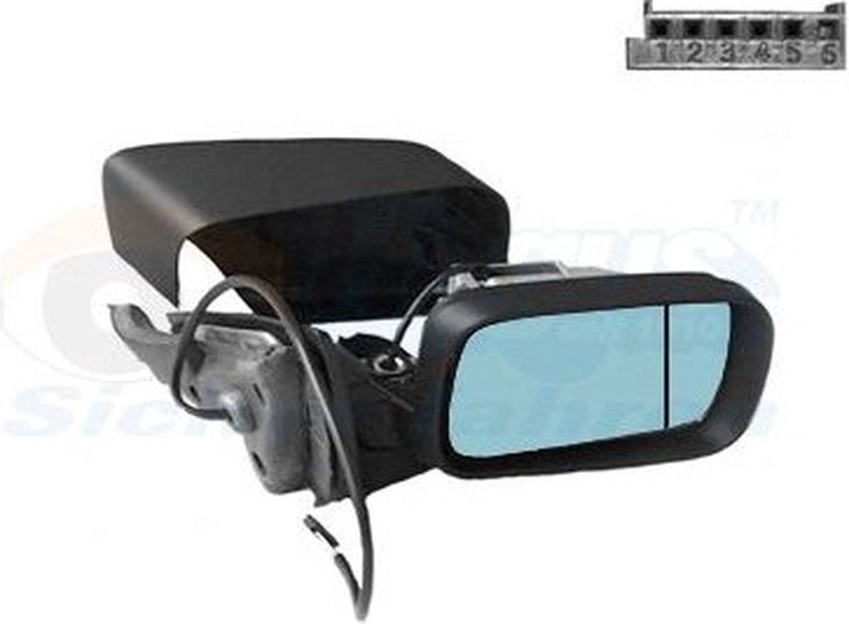 VanWezel 0646806 - Rétroviseur éléctrique complet droit pour Bmw 3 e46 4 portes de 2002 à 2005