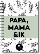 Studio Ins & Outs Invulboek 'Papa, mama & ik' - Groen