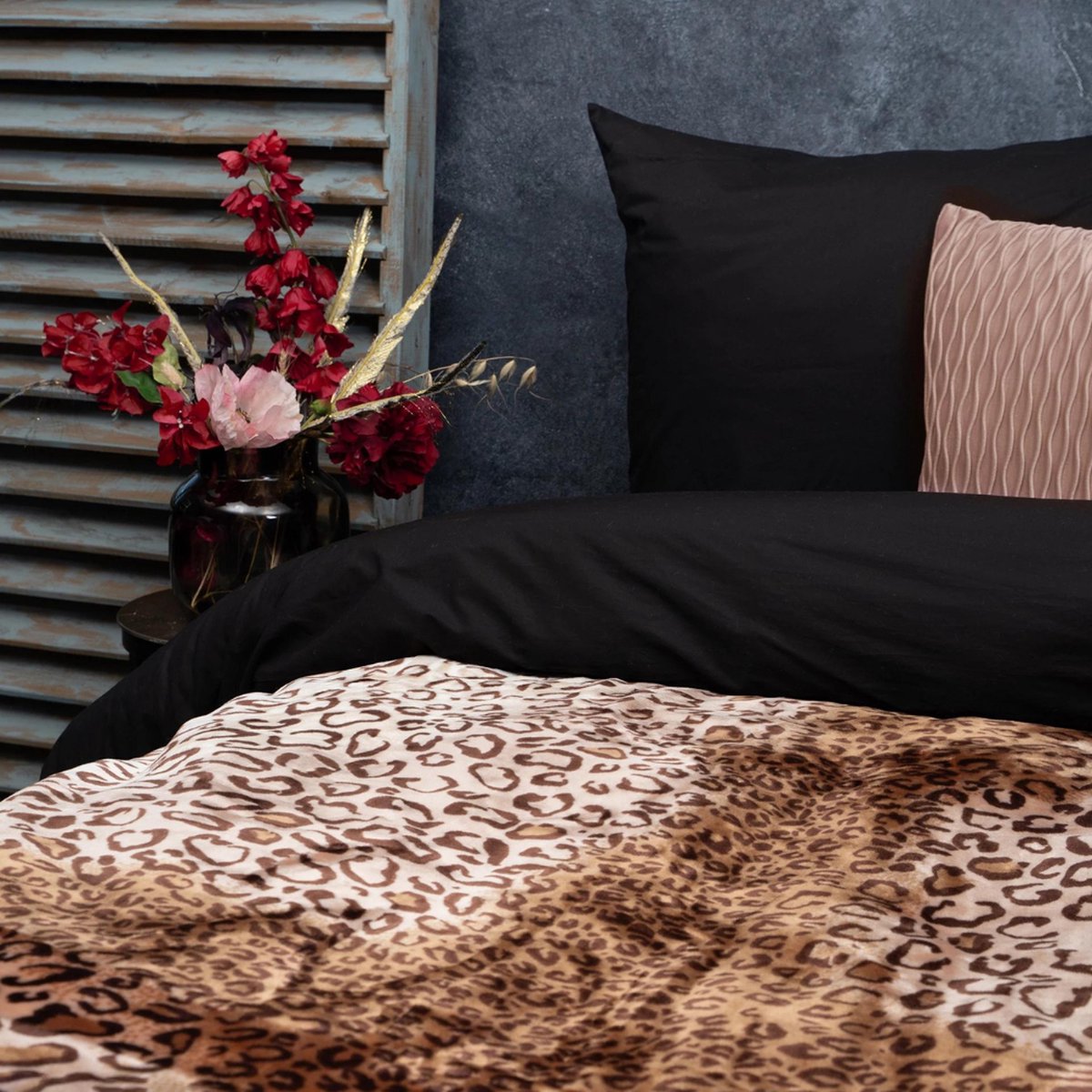 ABAKUHAUS Psychedelic Bedsprei, Leopard Wild Animals, Decoratieve