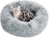 Kattenmand, kattenbed, opvouwbaar, voor katten of kleinere honden, zacht, pluizig kunstbont 40 cm