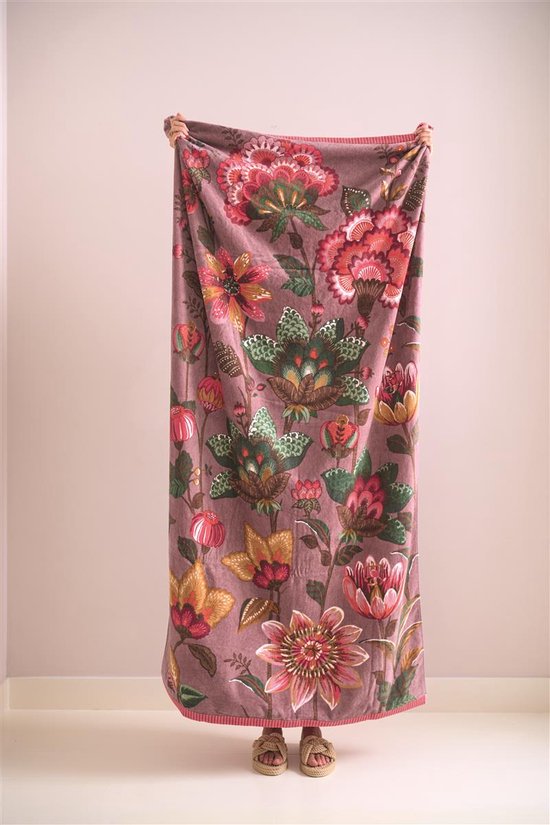 Pip Studio Sunny side up - Serviette de plage - 100 x 180 cm - Rose