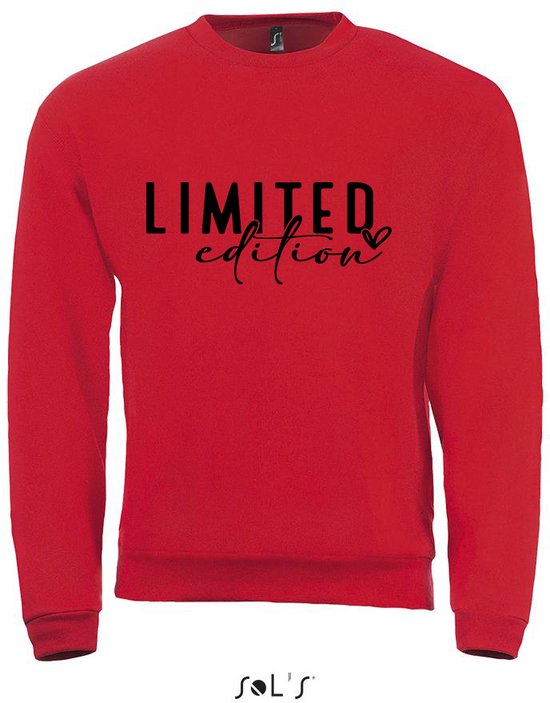 Sweatshirt 2-162 Limited Edition - Rood, xS