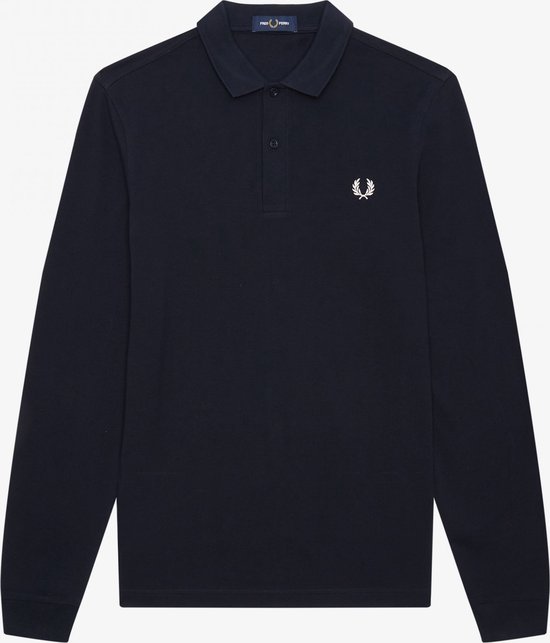 Fred Perry lS Fred Perry Shirt - Blauw - XXXL