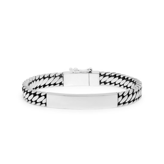 SILK Jewellery - Zilveren Armband - Bold - 748.18 - Maat 18,0